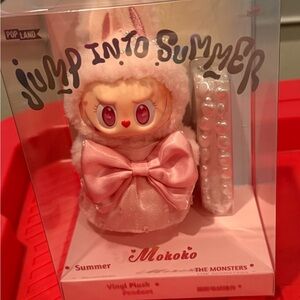 Mokoko Pink Vinyl Plush Pendant